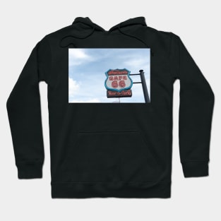 Route 66 sign for Cruisers Bar and Grill Hoodie